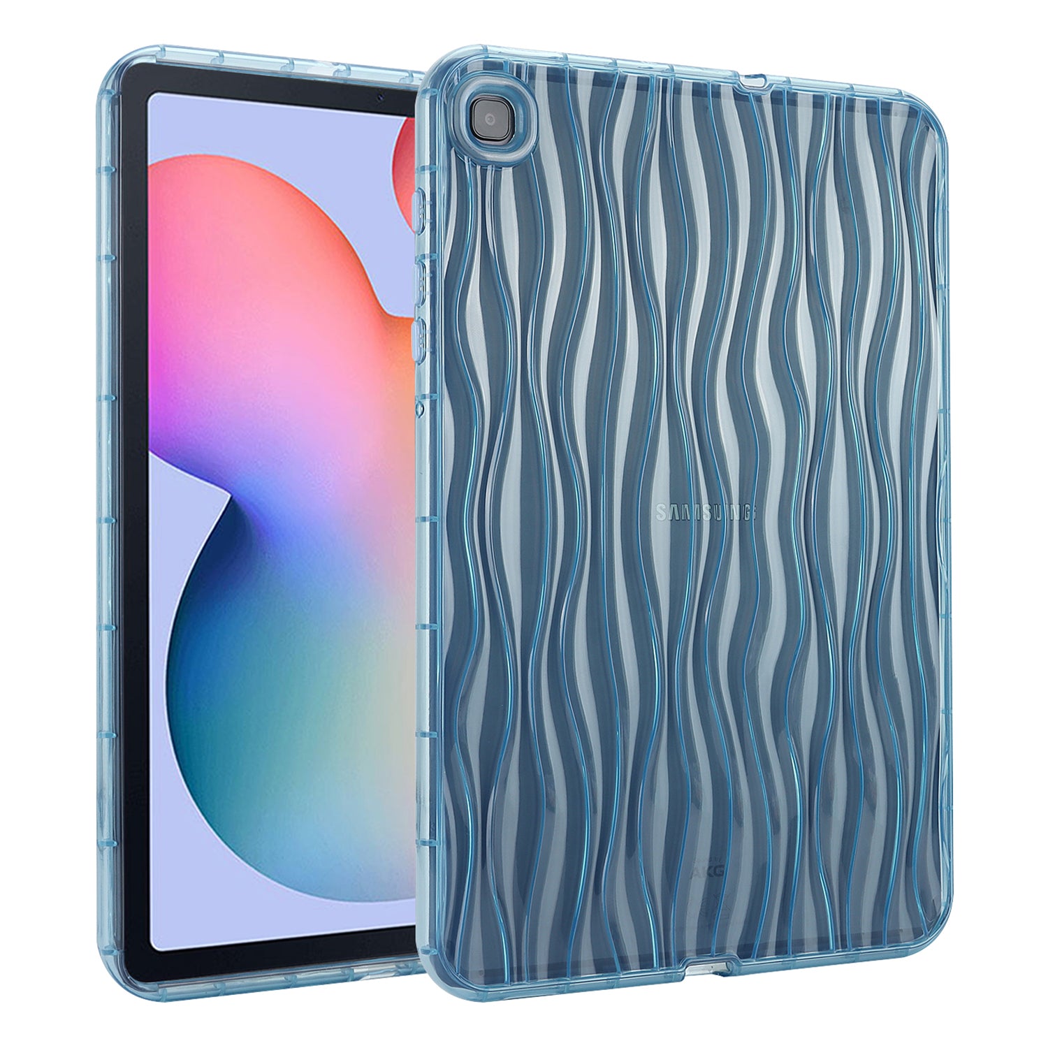 For Samsung Galaxy Tab S6 Lite P610 P615 Tab S6 Lite (2022) Anti-drop Cover Wave Texture Clear TPU Tablet Case For Samsung Galaxy Tab S6 Lite P610 P615 Tab S6 Lite (2022) Anti-drop Cover Wave Texture Clear TPU Tablet Case